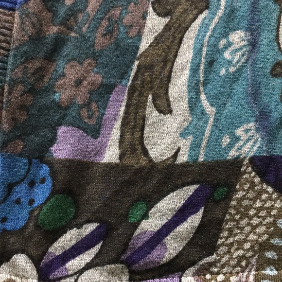 Gorgeous Desigual grey, blue and purple cardigan - Picture 9 of 9